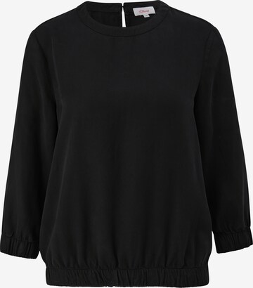 s.Oliver Blouse in Black: front