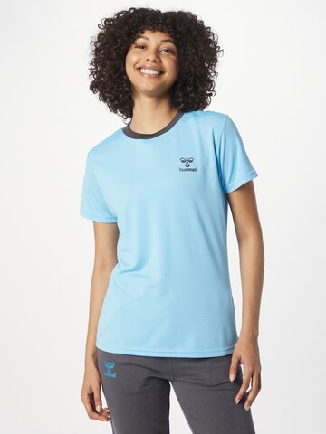 Hummel Functioneel shirt 'STALTIC' in Blauw: voorkant