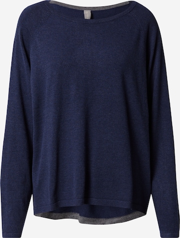 CULTURE - Pullover 'Annemarie' em azul: frente