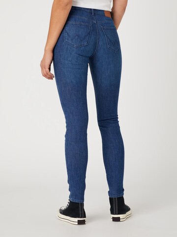 WRANGLER Skinny Jeans 'Wrangler - SKINNY - GOOD LIFE' in Blauw