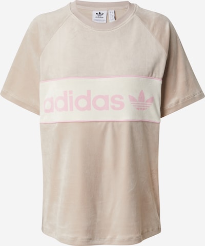 ADIDAS ORIGINALS T-Shirt 'NY' in hellbeige / dunkelbeige / hellpink, Produktansicht