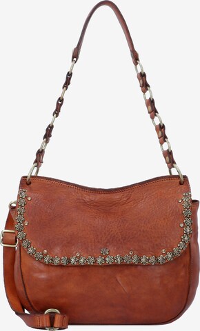 Campomaggi Shoulder Bag in Brown: front