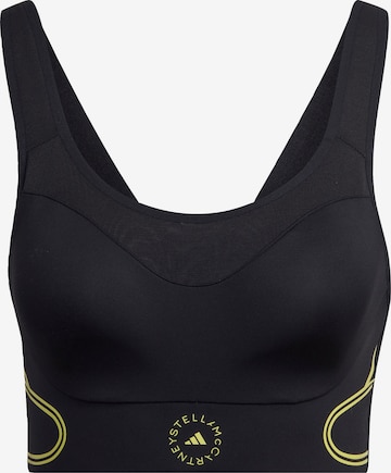 ADIDAS BY STELLA MCCARTNEY - Soutien Bustier Soutien de desporto 'Truepace High Support' em preto: frente