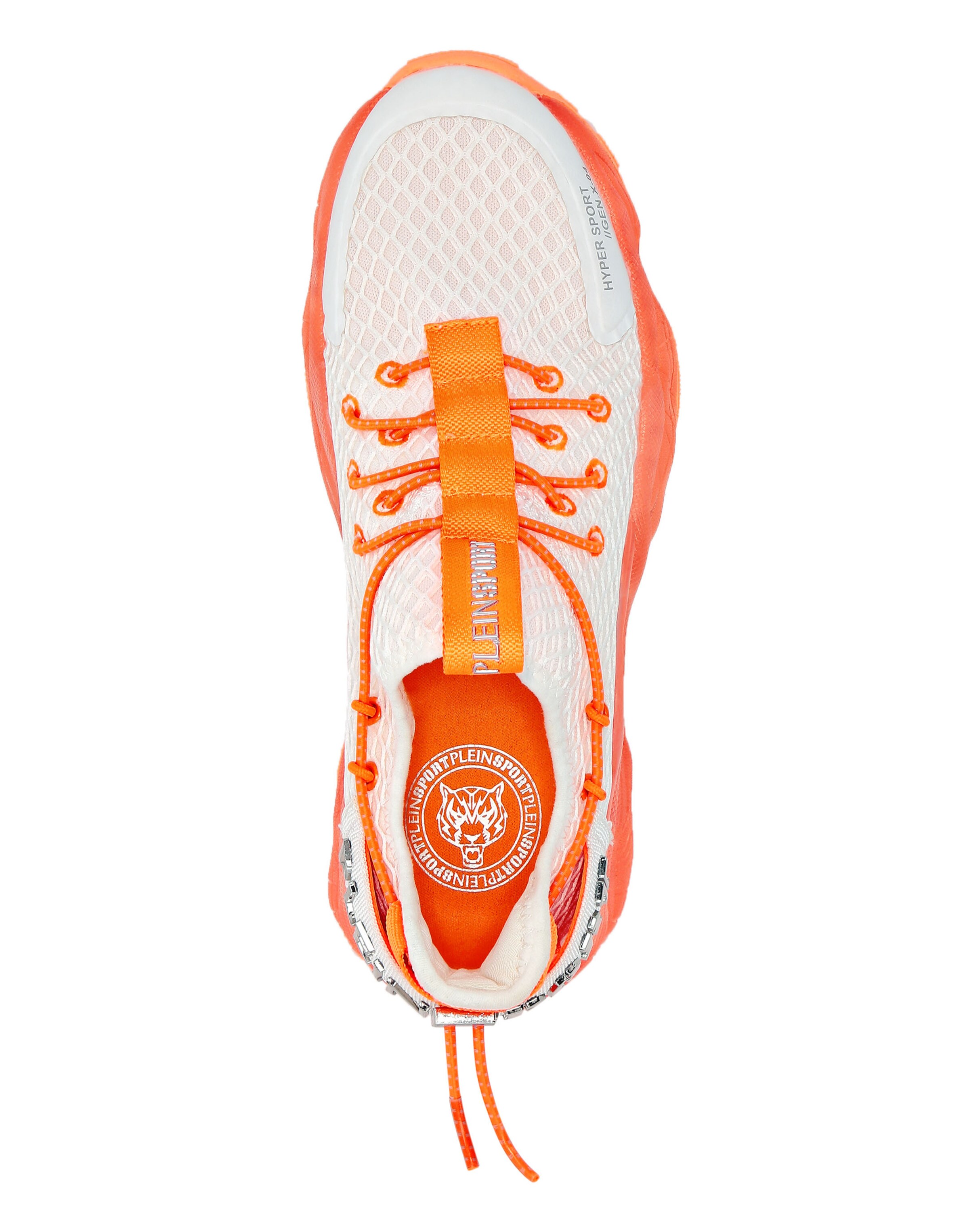 Plein Sport - Sapatilhas baixas 'Tiger Attack Gen.x.4' em branco
