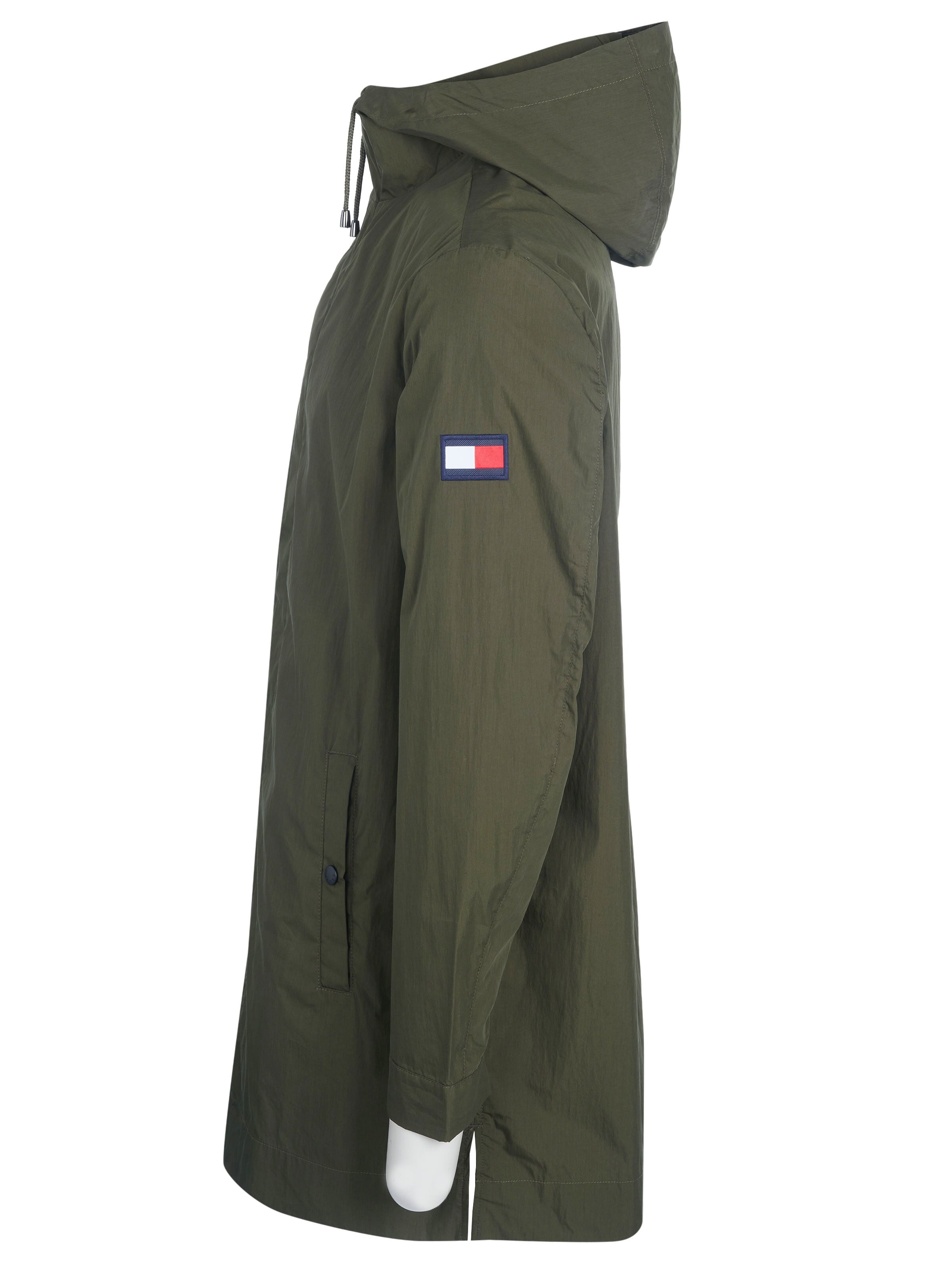 TOMMY HILFIGER Übergangsparka 'Tommy Hilfiger Jacke'‌‌‌‌ in Grün