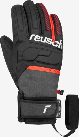 REUSCH Athletic Gloves in Black