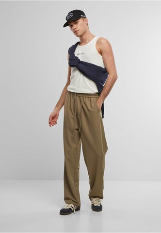 Another Cotton Lab Regular ACL Logo Loose Pants ' ' in Beige