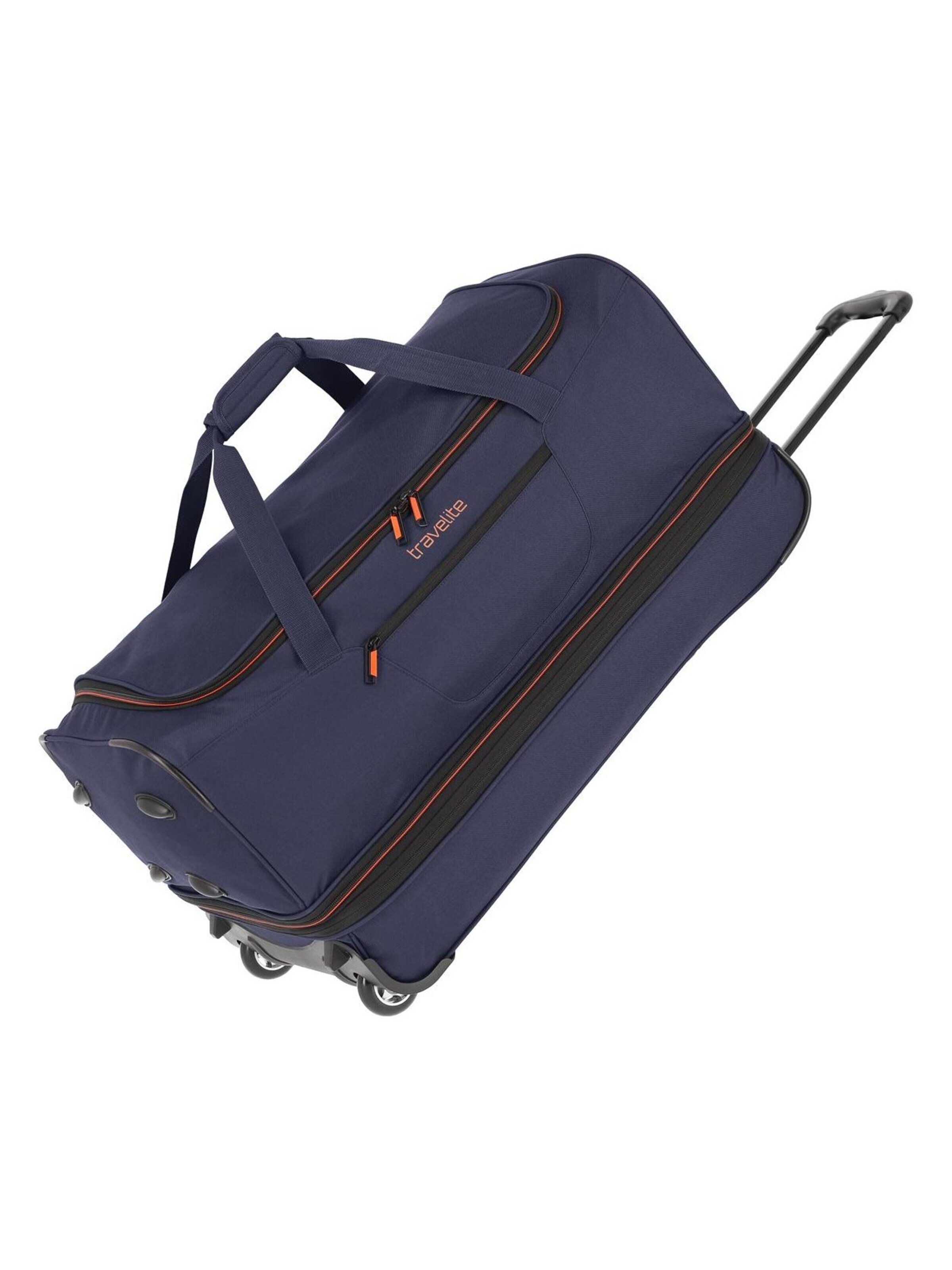 TRAVELITE Gurulós bőröndök - kék: elől