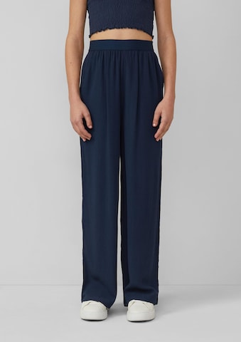 s.Oliver Wide leg Broek in Blauw: voorkant