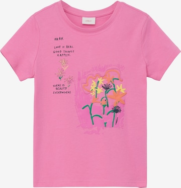 s.Oliver Shirt in Roze: voorkant