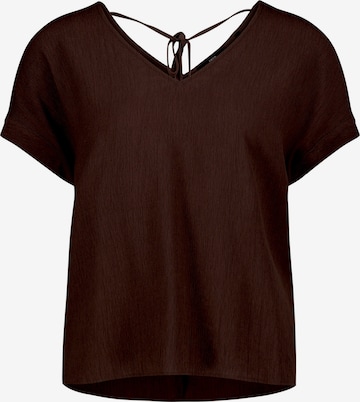 Camicia da donna di zero in marrone: frontale