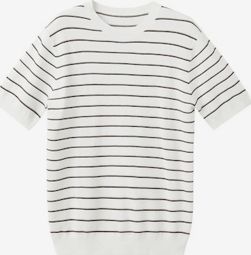 MANGO MAN T-shirt 'Vela' in Weiß: Vorderseite