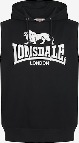 LONSDALE Свитшот 'Bignor' в Черный: спереди