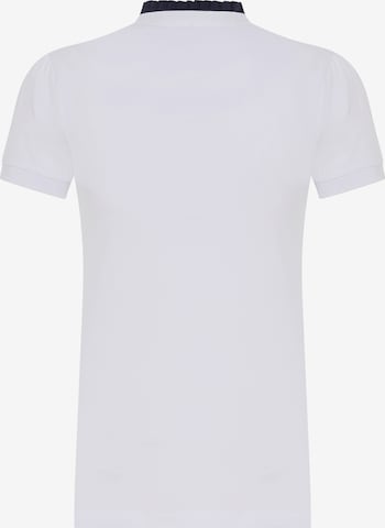 DENIM CULTURE - Camiseta 'Lexi' en blanco