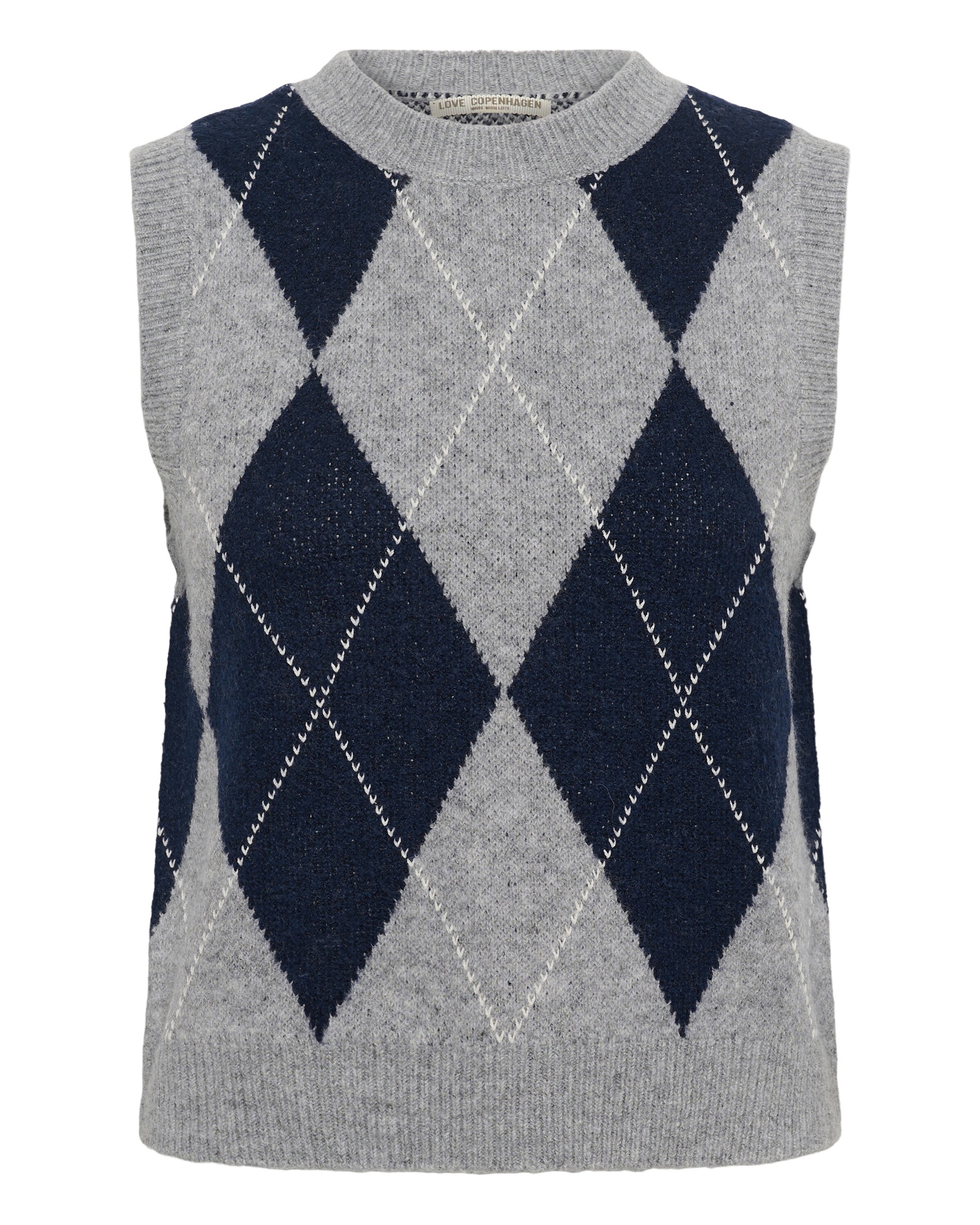 Gilet Love Copenhagen en gris : devant