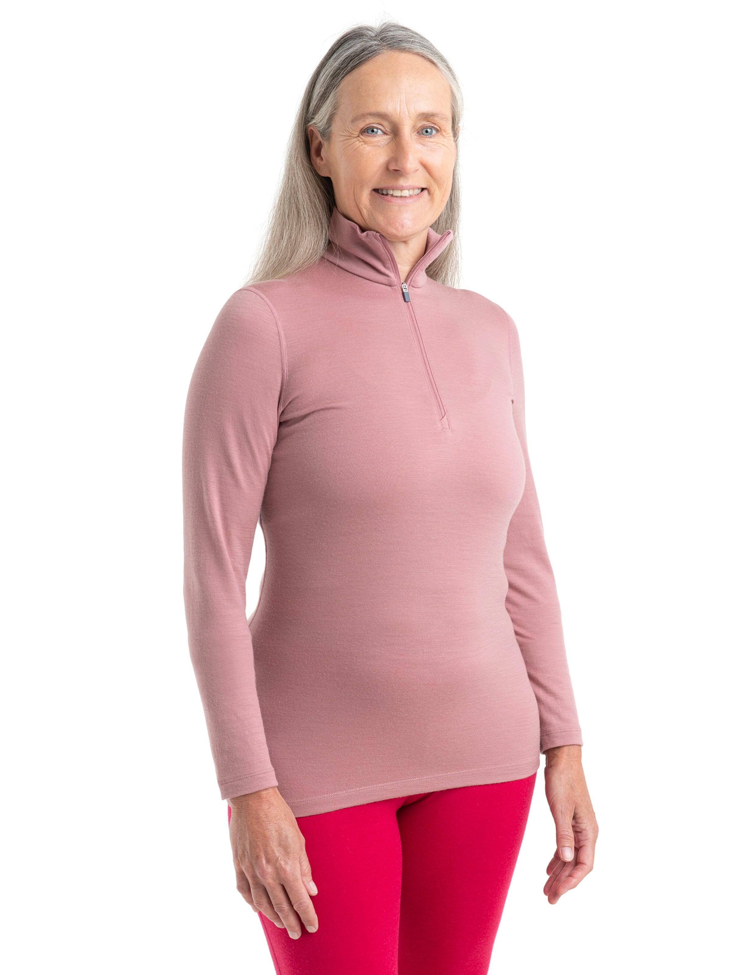 ICEBREAKER Base Layer 'Oasis' in Pink: front