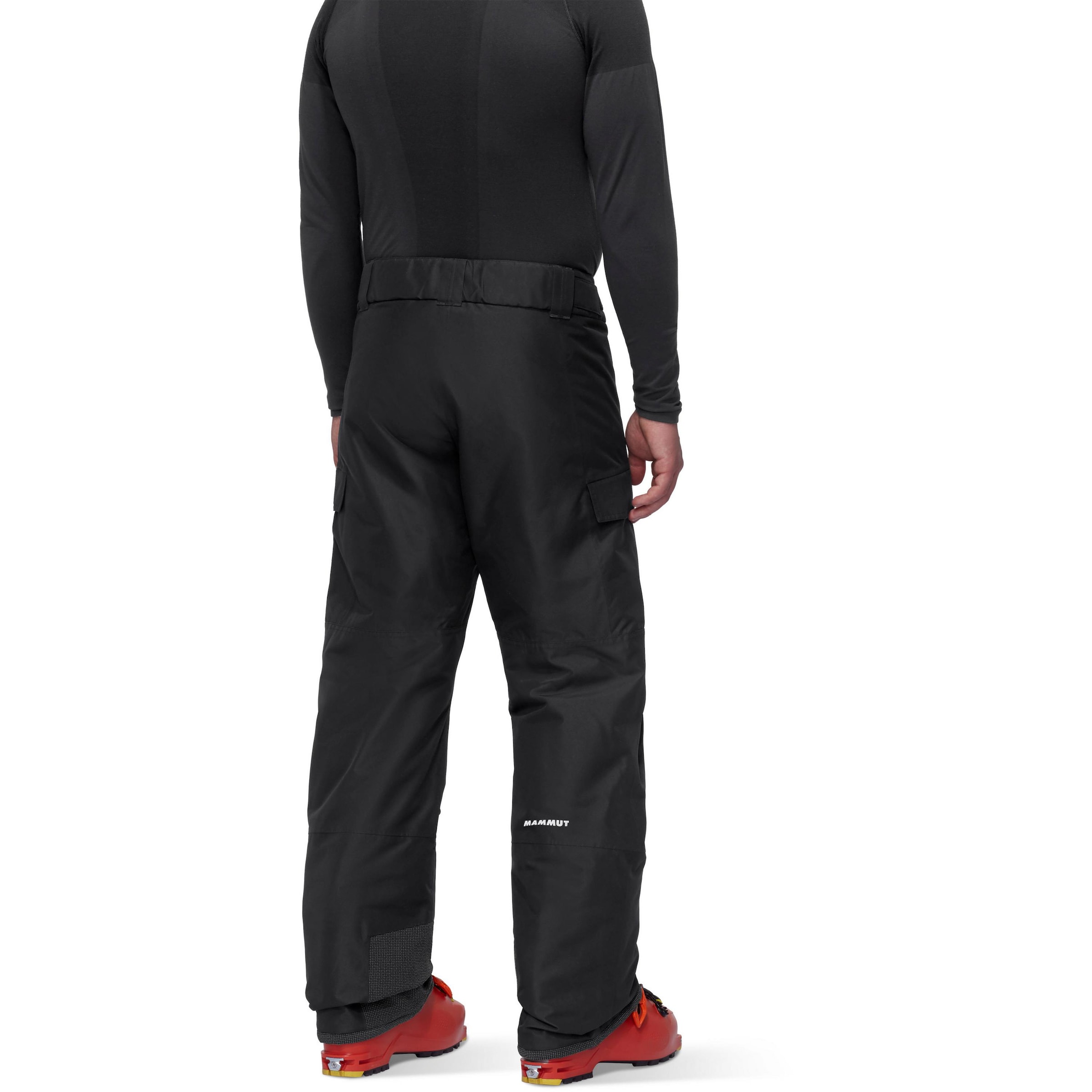 MAMMUT Regular Workout Pants 'Fall Line' in Black