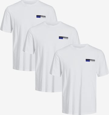 JACK & JONES Shirt 'Corp' in White: front