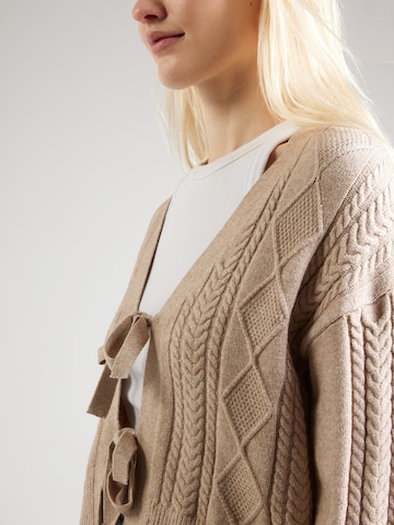 ONLY Knit cardigan 'ONLFIA' in Brown