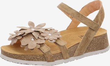 Sandales THINK! en beige : devant