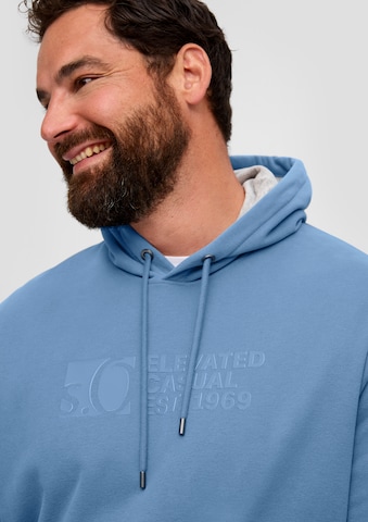 s.Oliver Men Big Sizes Sweatshirt in Blau