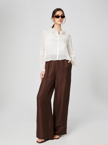 Guido Maria Kretschmer Women Wide leg Broek 'Luisa' in Bruin