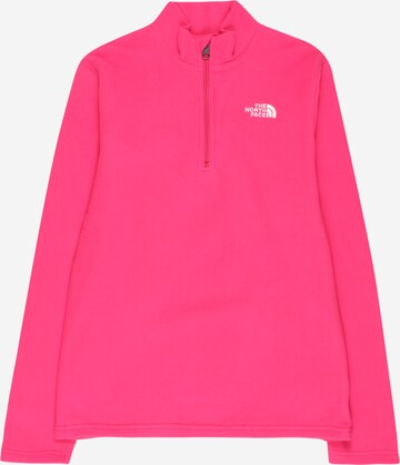 THE NORTH FACE Sportpullover 'GLACIER' in Pink: predná strana