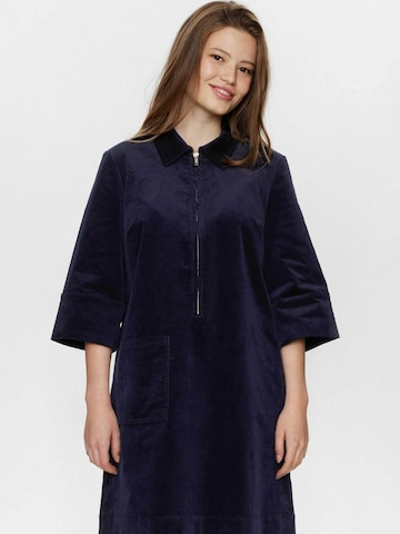 NÜMPH Jurk 'VIZZA' in Blauw: voorkant