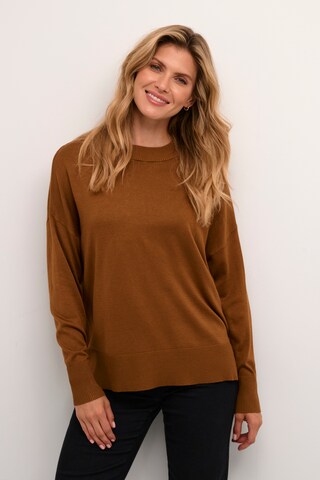 Kaffe Sweater 'Palona' in Brown: front