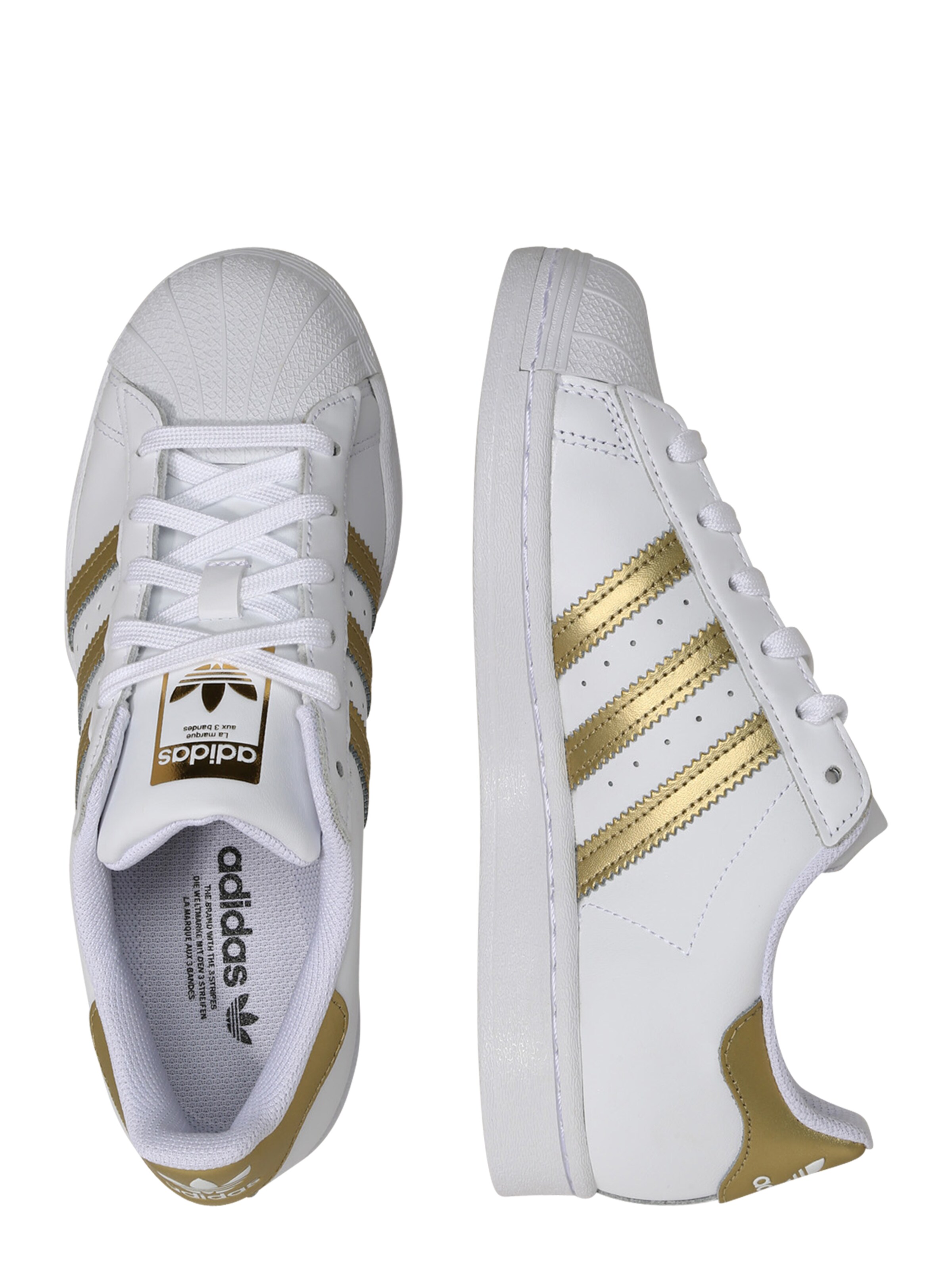 ADIDAS ORIGINALS Nizke superge 'Superstar' | bela barva
