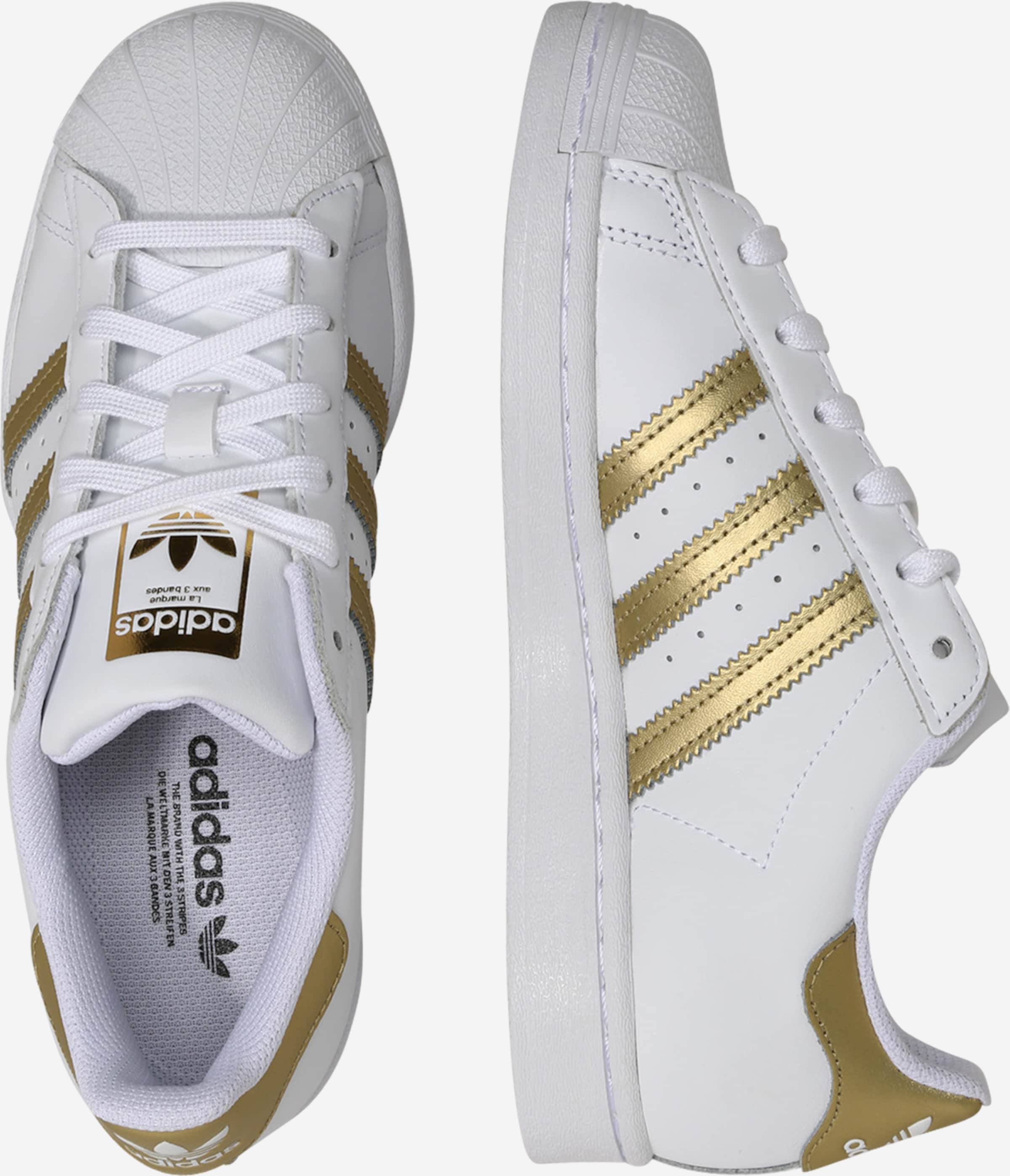 Vesting Herdenkings Ster ADIDAS ORIGINALS Sneakers 'SUPERSTAR ' in White | ABOUT YOU