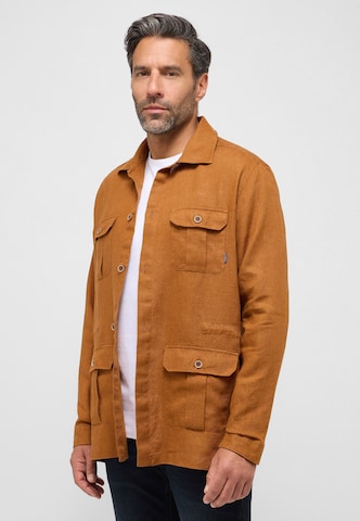 ETERNA Regular fit Button Up Shirt in Brown: front