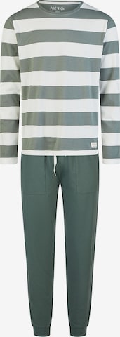 Phil & Co. Berlin Pajamas long 'Monday' in Green: front