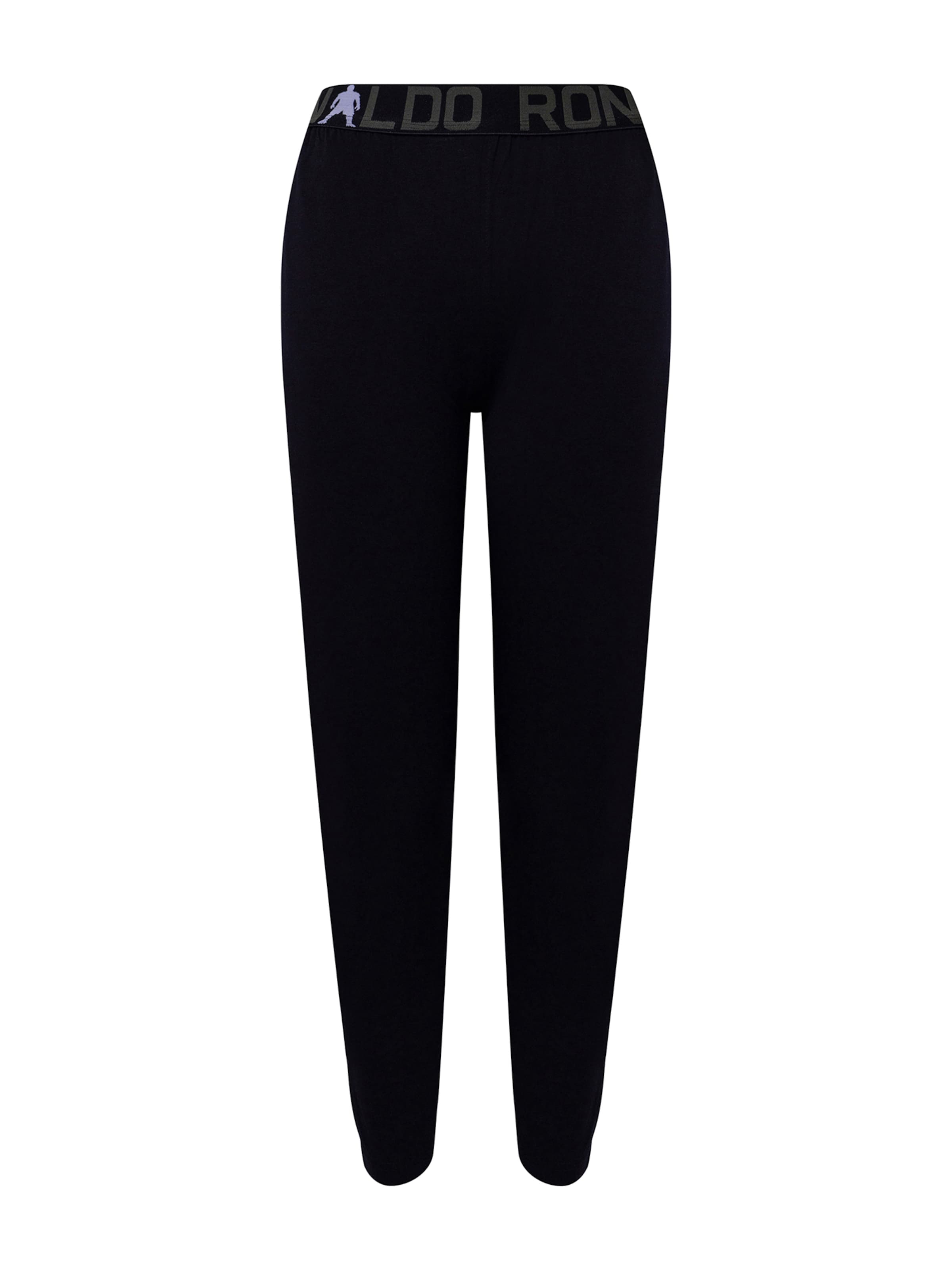 CR7 - Cristiano Ronaldo - Pijama ' Boys BASIC Long ' en negro