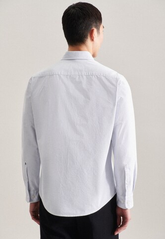 SEIDENSTICKER Regular fit Button Up Shirt 'Schwarze Rose' in Blue