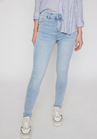 Hailys Slimfit Jeans in Blauw: voorkant