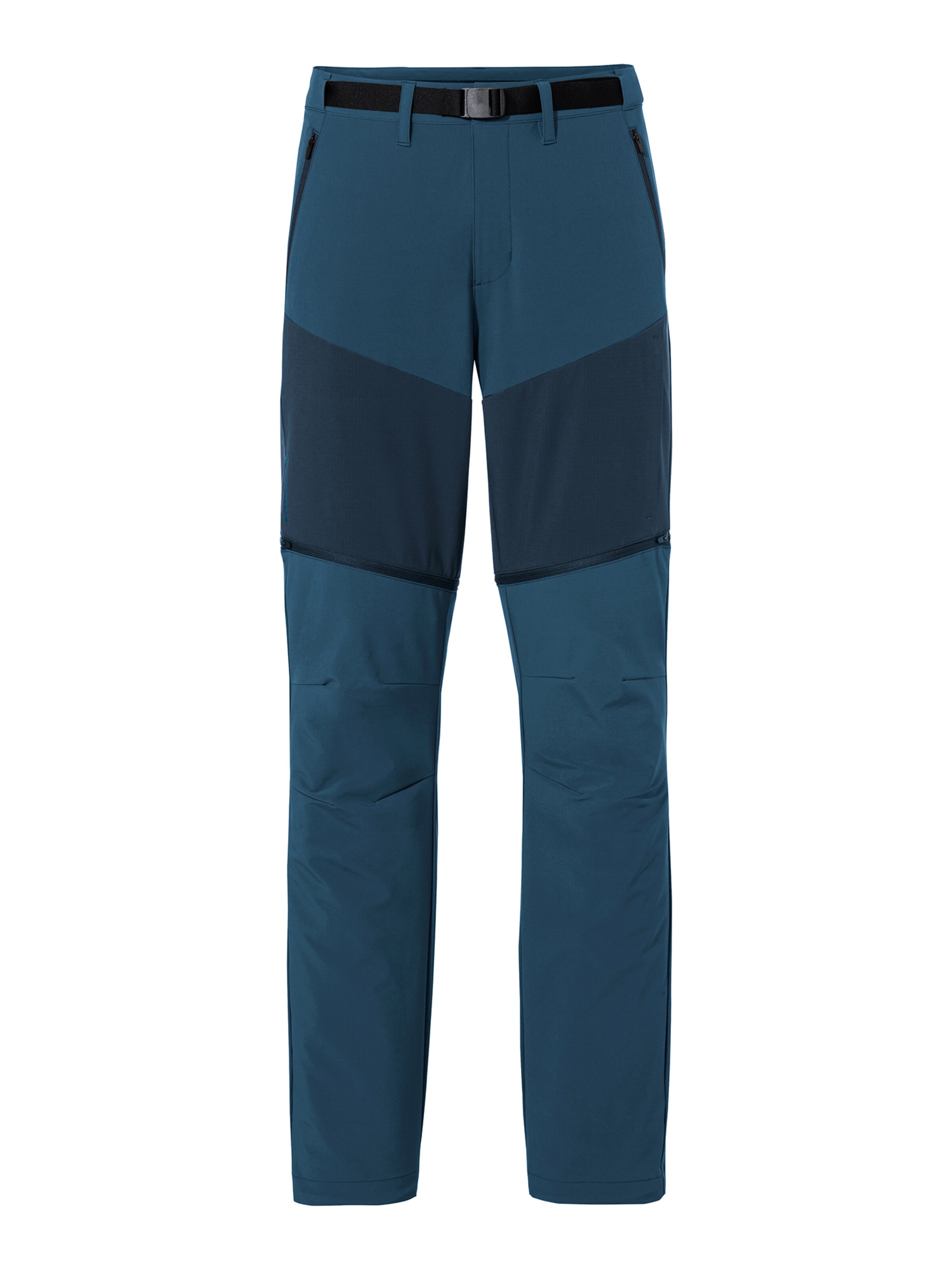 VAUDE Slim fit Outdoor trousers 'Elope' in Blue: front
