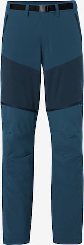 VAUDE Slimfit Outdoorbroek 'Elope' in Blauw: voorkant