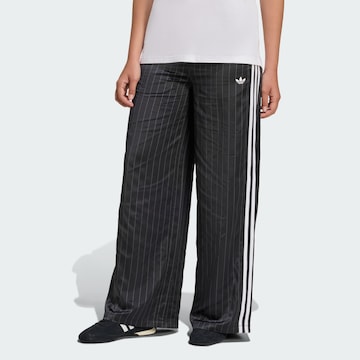 Wide leg Pantaloni di ADIDAS ORIGINALS in nero: frontale