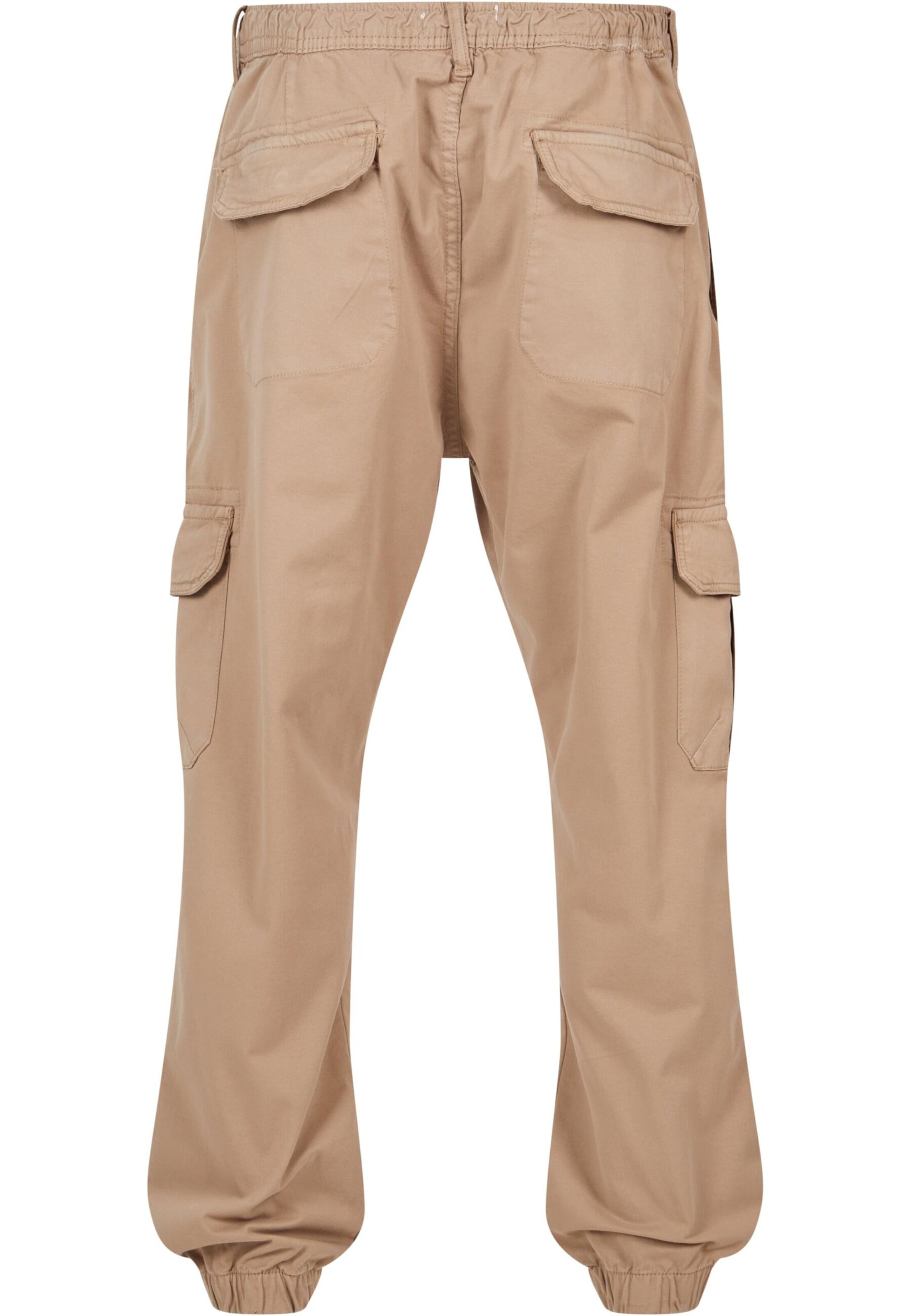 DEF Tapered Cargobukser 'Kindou' i beige: forside
