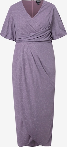 Ulla Popken Dress in Purple: front