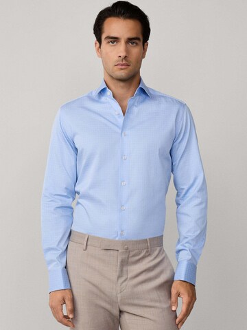 Fit confort Chemise Hackett London en bleu : devant