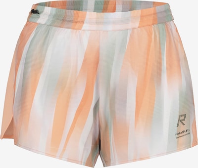 Rukka Pantalon de sport en vert pastel / abricot / rose pastel / blanc cassé, Vue avec produit