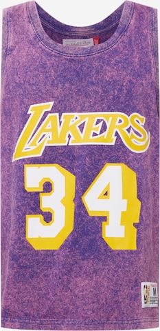 Mitchell & Ness - Camisa em roxo: frente