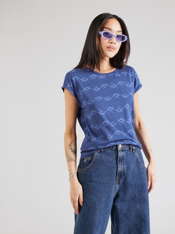 T-shirt 'DIONA' Ragwear en bleu : devant