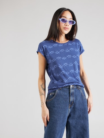 Ragwear Тениска 'DIONA' в синьо: отпред