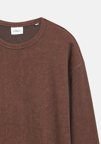 Sweat-shirt s.Oliver en marron