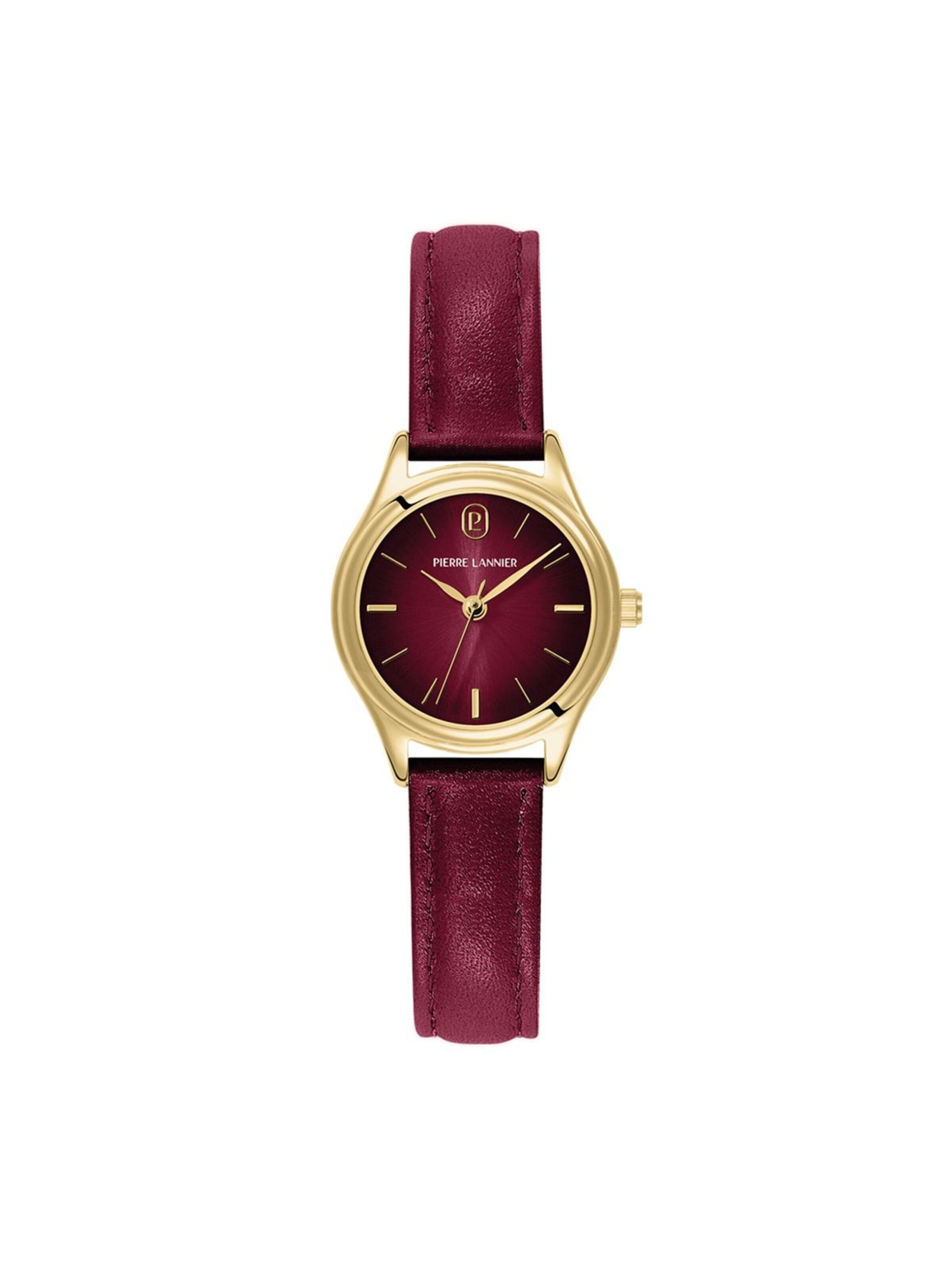Montre à affichage analogique 'Pya' Pierre Lannier en rouge : devant