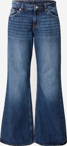 Monki Wide leg Jeans in Blue: front