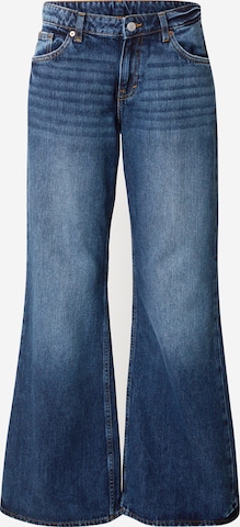 Monki Wide leg Jeans in Blauw: voorkant